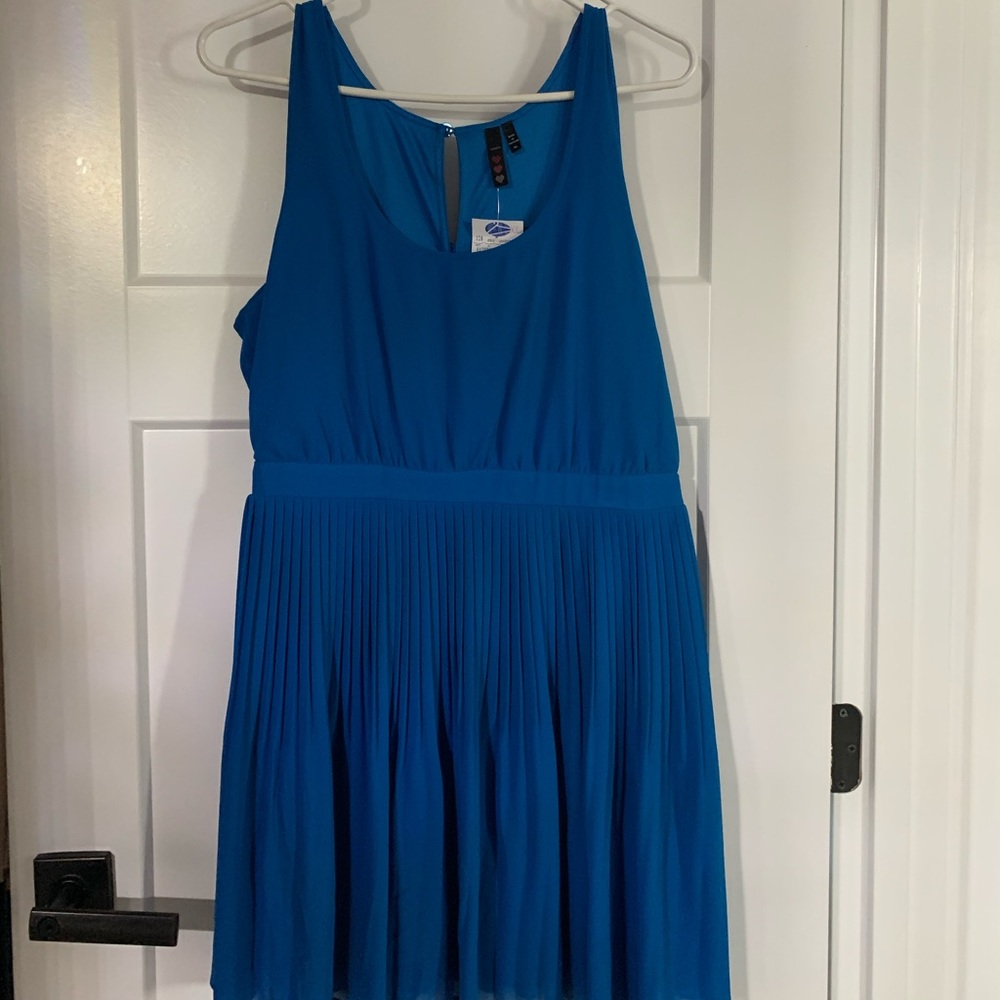 Royal Blue Sleeveless Summer Dress